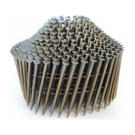 Tacwise 1004 2.1 x 38mm Conical Coil Nails Bright Ring - 14,400 - FCN55V DCN50LH (1/2)