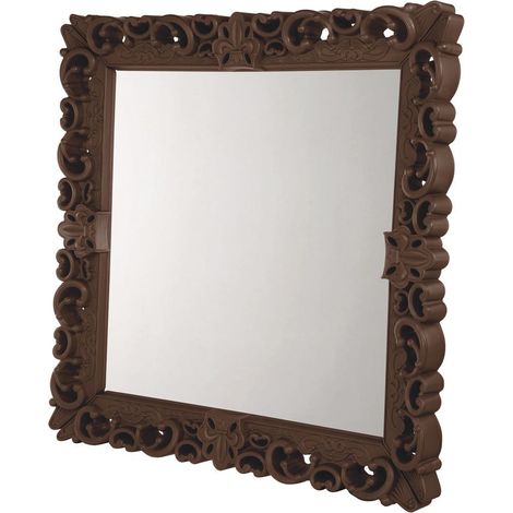 Mirror of Love Cioccolato - Grande specchio di design originale Slide colorato moderno barocco camera ingresso sala da pranzo salotto (1/4)