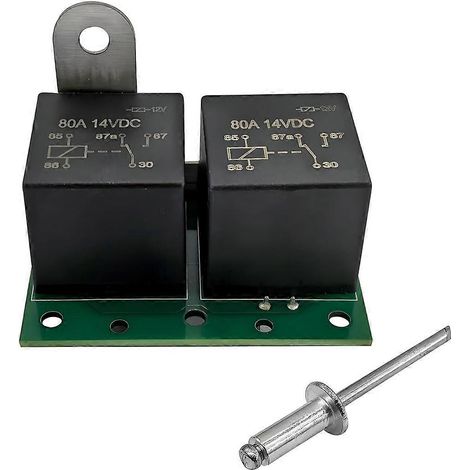 Relais R001751 compatible avec treuil motorisé 12 volts pour caravane pliante et camping-car. Remplace le modèle P92001. Pièces de rechange pour camping-car. (1/5)