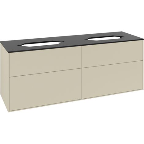 Villeroy & Boch Finion meuble sous lavabo, 4 tiroirs, pour 2