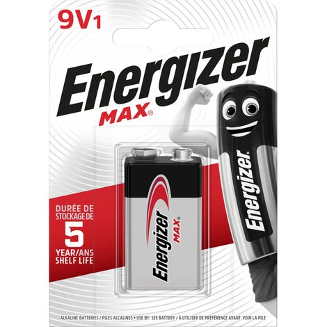 ENERGIZER MAX 9V 1604  - 1 pila/blister - EN0502
