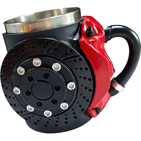 Tazas de diseño creativo - 450 ml, rojo brillante (1/2)
