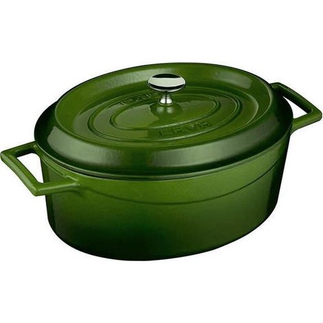 Casserole en fonte ovale dim. 25x31cm - 7060ml - Finedine