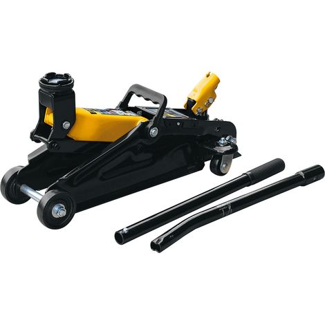 Gato hidráulico carretilla 2 toneladas altura 135-340 mm compacto robusto