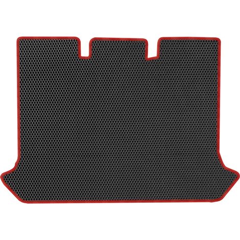 Alfombrilla de maletero de EVA para Fiat Doblo I Kombivan (2000-2010), diseño de panal de abeja - NEGRO (1/5)