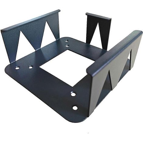 Support métallique pour Mini M4/M4 Pro, compatible avec les supports métalliques à fixation VESA, design noir, apparence sobre. (1/5)