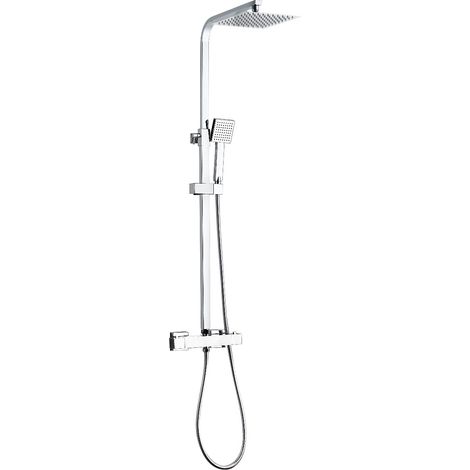 Siren Round Exposed Thermostatic Shower Mixer Valve - Riser Rail Kit (1/4)