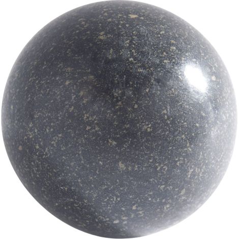 Boule déco jardin granit (grand format) - Noir 40 cm