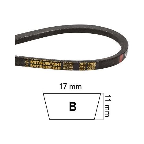 Correa para tractores cortacésped B31 854 mm 650031