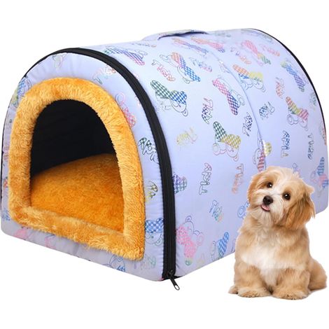 Cozy Cave Dog Bed Cat Cave Bed Indoor Cats Dogs House Waterproof
