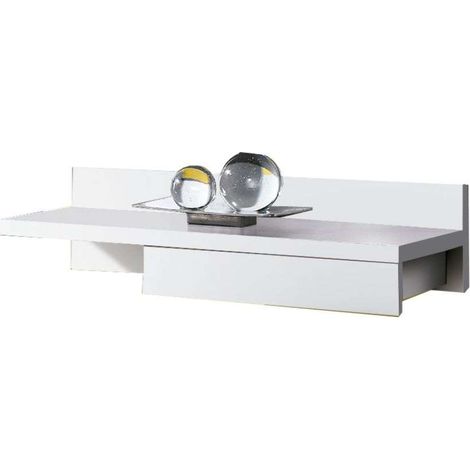 Mueble De Entrada Cajún Recibidor Colgado Color Blanco 70x20x28 cm (1/3)
