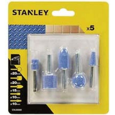 1BL set 5 mole smeriglio per trapano - codolo mm.6 (sta30000)
