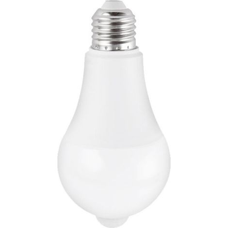 Motion detector bulb,18W E27 LED bulb infrared PIR sensor, Auto On/Off, lighting for stairs, Garage. (1/4)