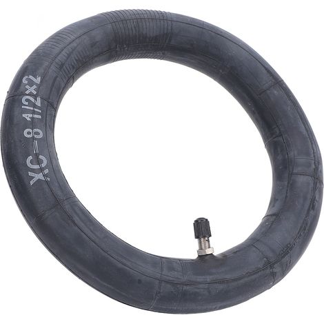 Chambre à air gonflable en caoutchouc 8,5 x 2 pouces (1,5 mm) avec embout droit, de rechange pour scooters électriques ou à essence. (1/5)