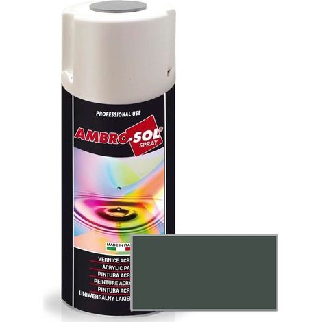 AMBROSOL spray acrilic gris lona ral-7010 400ml , El SPRAY ACRILIC GRIS LONA RAL-7010 400ml de Ambro-sol es una pintura acrílica de alta calidad, perfecta pa