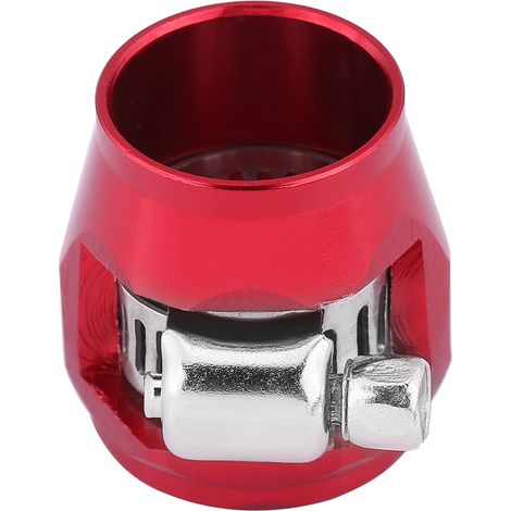 Collier de finition pour durite d'huile carburant AN4 12mm rouge, connecteur de ligne d'eau, pince de raccord rapide étanche. (1/5)
