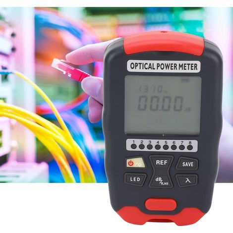 Wattmètre optique AUA-D7, testeur RJ45 avec témoin lumineux LED (3 en 1) -70 à +10 dBm (1/5)