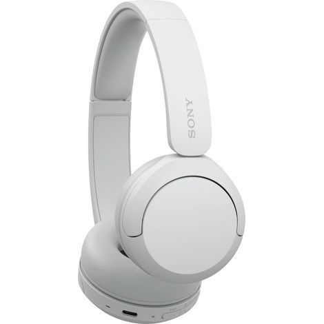 Casque sans fil Bluetooth Sony WH-CH520 – Réduction sonore – Norme EPI – Appels/Musique – Portée 10m – Poids 147g – Couleur blanc