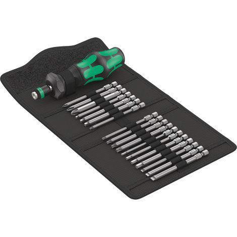 Wera Kompakt Turbo Imperial 1 05057483001 Bit-Set 19teilig 1/4" (6.3 mm) inkl. Bithalter-Schraubendr
