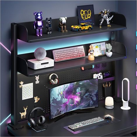 Étagère de Bureau à Fixation, Étagère de Comptoir Réglable (1/5)