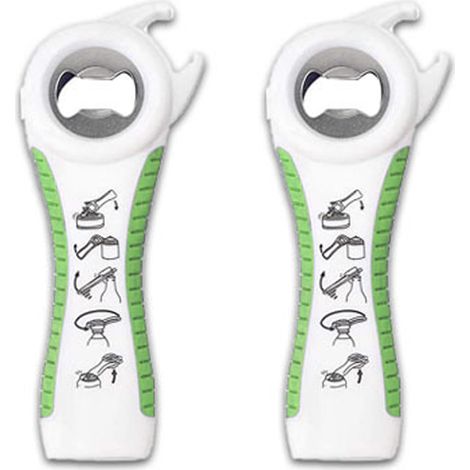 Ouvre-Boîtes Ouvre-Pots Ouvre-Conserves - Poignée Ergonomique Antidérapante - Pour Mains Petites Enfants Personnes Âgées - 1 Pièce (1/5)