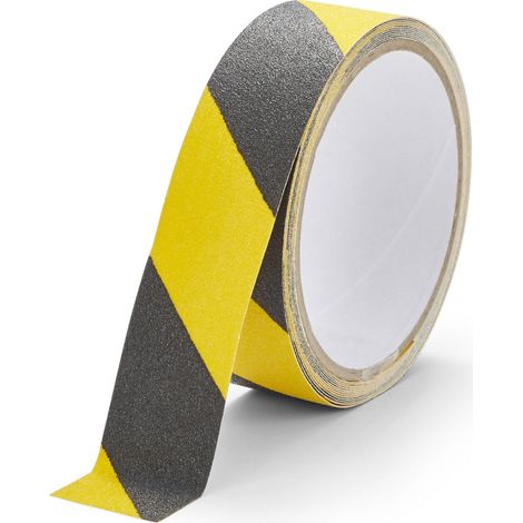Rutschfestes Warnband 50 mm/3 m Schwarz/Gelb (1/5)