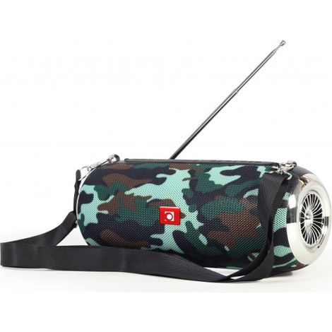 ALTAVOZ PORTATIL GEMBIRD SPK-BT-17-CM COM RÁDIO FM 2X5W RMS BLUETOOTH CAMUFLAJE (1/5)