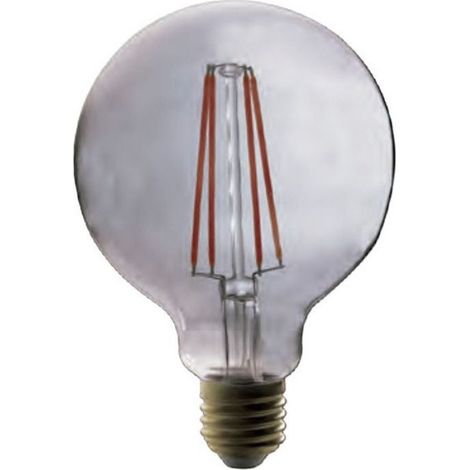 Bombilla Filamento LED Globo G95 E27 2,5W 1800k Cristal Gris