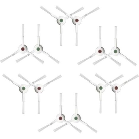 12 pezzi di ricambio per Ecovacs Debot / T20 Pro / X1 OMNI / T10 Omni / robot aspirapolvere (spazzola laterale) (1/4)