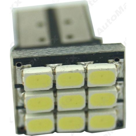 12V T10/194/168 1206-9 LED Parking Lights, White Car LED Indicator Lights (1/4)