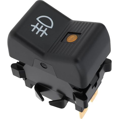 Interrupteur Feu Arrière Brouillard 4 Broches 12v à Verrouillage Indicateur Orange Montage Panneau Compatible avec 2105-2107 2121 (1/5)