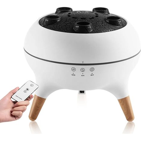 Diffuseur 3 en 1 Lumière d ambiance 7 couleurs Télécommande pour Maison sur Bureau sur Yoga Humidificateur jardin terrasse extérieur (1/5)