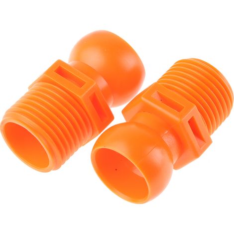 Connecteur NPT, segment 1/2pouce, Copolymère acétal ( Prix pour Paquet de 4 )