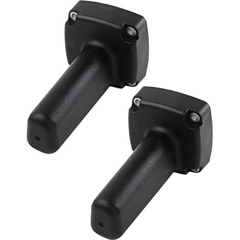 Lot de 2 poignées de marteau de démontage 1615132011 pour Bosch 11304 0611304139 061340334 - Pièce de rechange noire en polypropylène avec poignée texturée pour sécuriser (1/5)