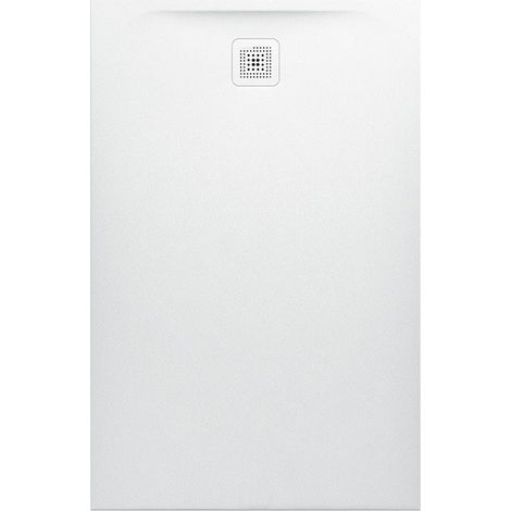 Receveur de douche LAUFEN PRO rectangulaire, bonde côté court 1400 x 900 x 42 mm blanc mat LAUFEN
