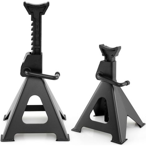 2er set 6 tonnen tragkraft wagenheber stander mit verstellbarer hohe von 36 - 585 cm
