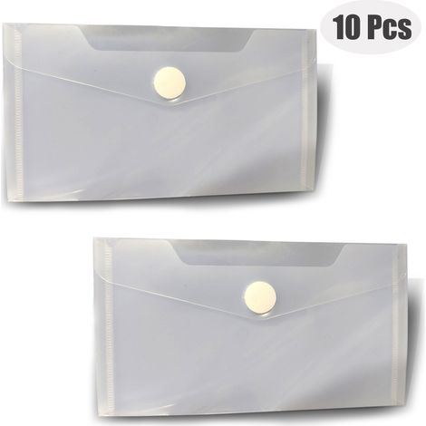 Lot de 10 étuis plastiques pour masques faciaux, clips de rangement pour enfants, adolescents et adultes. (1/5)