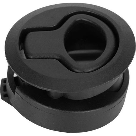 Poignée De Loquet De Trappe De Pont - ABS Noir - Pour Bateau Et Camping-Car - Épaisseur Porte 2 À 7 Mm - 1 Pièce (1/5)