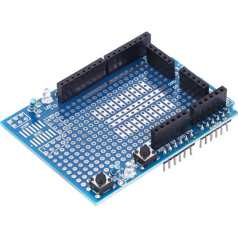 Kit de carte d'extension prototype en 3 pièces, compatible avec R3 ProtoShield, pour Arduino (1/5)