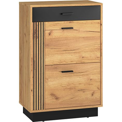 Flur Schuhschrank in Gold Craft Eiche VINICA-131 (1/5)