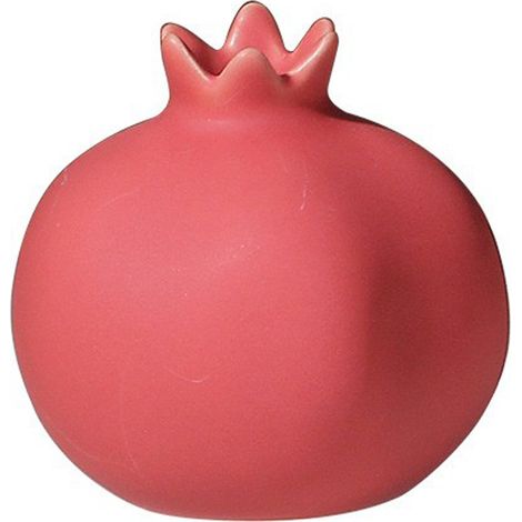 Vase Décoratif en Céramique Rouge Grenade HP631 pour Décor Maison & Salon (1/5)