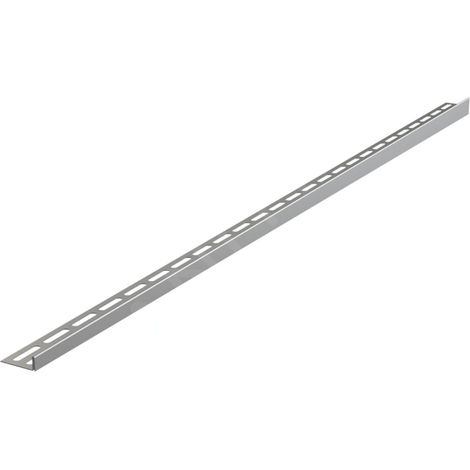 Alca - Barre de mise à niveau du sol 1000 mm, gauche, hauteur de l'ourlet 12 mm, tapis en acier inoxydable APZ901M/1000 (1/2)