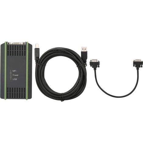 Câble de programmation isolé noir pour PLC Siemens S7‑200 série 300 400 S7972-0CB20-0XA0 (1/5)