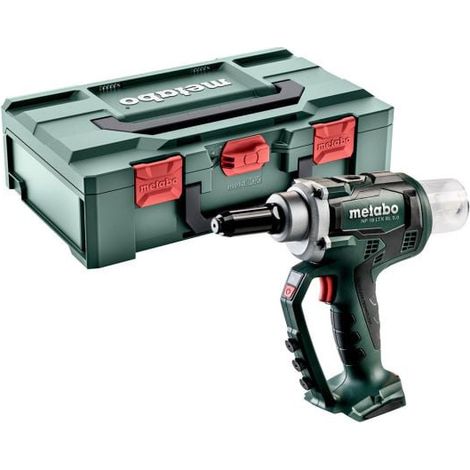 Metabo 619002840 NP 18 LTX BL 5.0 Brushless Rivet Gun + metaBOX 18V Bare Unit MPTNP18LTX