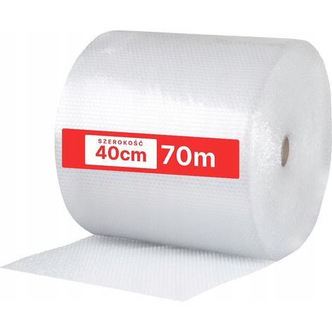 PLÁSTICO DE BURBUJAS DE 40 cm DE ANCHO EMBALAJE PROTECTOR LARGO