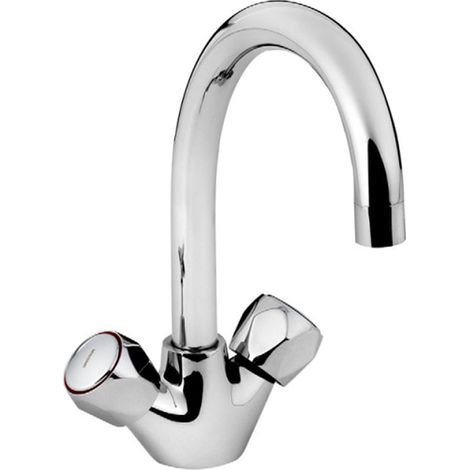 Bristan VAC2 SNK C MT Club Monobloc Sink Mixer Chrome Kitchen Tap (1/2)