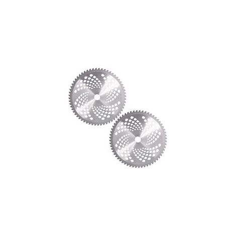 Lames de rechange à pointe carbure 10 pouces x 60 dents pour débroussailleuses, coupe-bordures et débroussailleuses Stihl, Husky, Shindaiwa ou autres marques (2 jeux) (1/5)