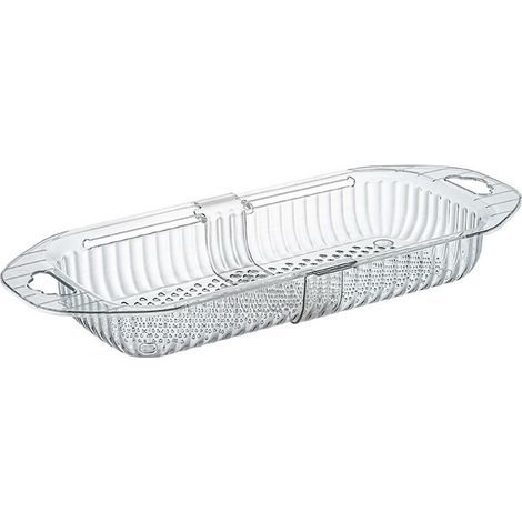 Retractable pet sink colander, telescopic basket, kitchen basket, vegetable basket, fruit basket, dish drainer, dish rack (1/5)