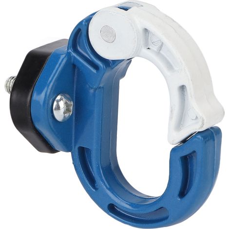 Support Moto Crochet Avant Porte-Casque Sac Crochet Alliage Acier Aluminium Capacité 12kg pour Scooter Électrique (Bleu Blanc) (1/5)