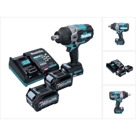 Makita TW 001 GD201 Avvitatore a impulsi a batteria 40 V max. 1800 Nm Brushless XGT + 2x batteria ricaricabile 2,5 Ah + caricatore (1/5)